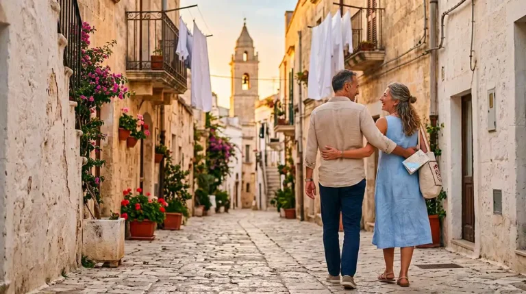 Carlo e Gloria di Puglia Love durante un itinerario slow travel in Salento